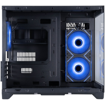 Компьютерный корпус 1STPLAYER MEGAVIEW MV6-TP ARGB Black (MV6-TP-BK-2FC7R-1FC7)