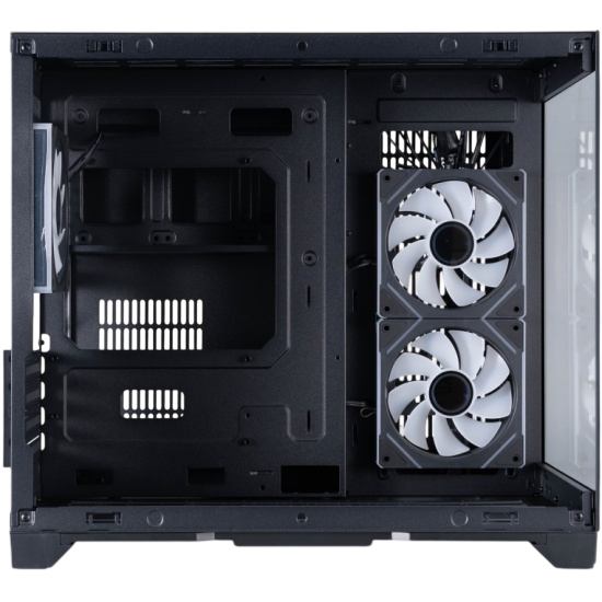 Компьютерный корпус 1STPLAYER MEGAVIEW MV6-TP ARGB Black (MV6-TP-BK-2FC7R-1FC7)