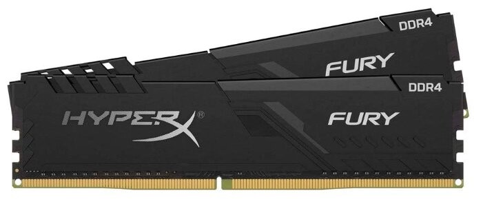 Оперативная память 16 Gb 2666 MHz Kingston HYPERX FURY Black (HX426C16FB3K2/16)