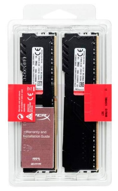 Оперативная память 16 Gb 2666 MHz Kingston HYPERX FURY Black (HX426C16FB3K2/16)