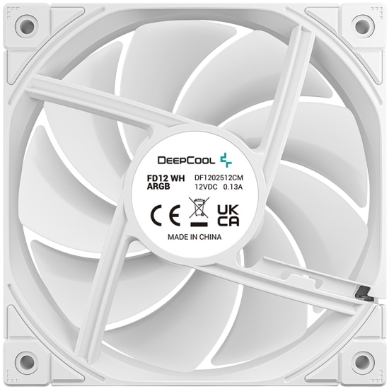 Вентилятор для корпуса Deepcool FD12 ARGB WH ARGB White BOX
