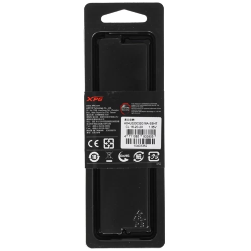 Оперативная память 32 Gb 3200 MHz ADATA XPG HUNTER Black (AX4U320032G16A-SBHT)