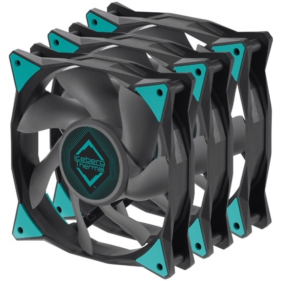 Комплект вентиляторов для корпуса Iceberg Thermal IceGALE Xtra Black 500 IceGALE_Xtra_120mm_BLACK PWM