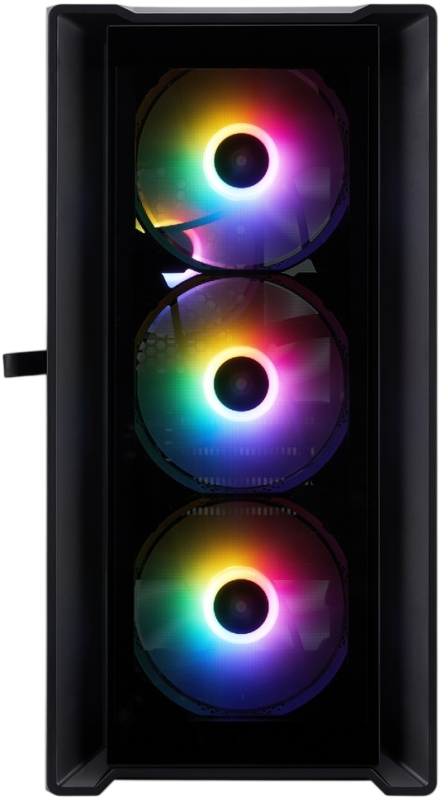 Компьютерный корпус 1STPLAYER TRILOBITE T4-G GLASS FRGB Black (T4-G-BK-4F1)