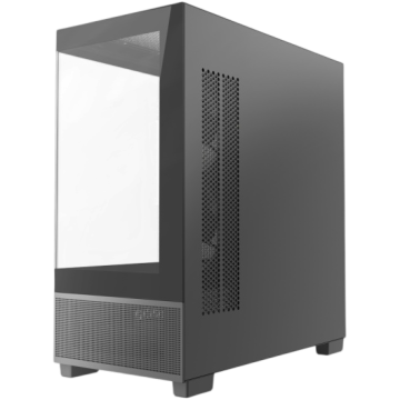 Компьютерный корпус Powercase Vision Micro S4B TG ARGB Black (VMMSHB-A3)