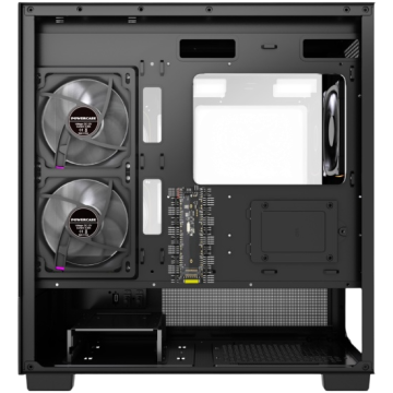 Компьютерный корпус Powercase Vision Micro S4B TG ARGB Black (VMMSHB-A3)