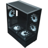 Компьютерный корпус XASTRA Q400M 5ARGB-C6-UC ARGB Black (Q400M-5FM12A-C6-UC)