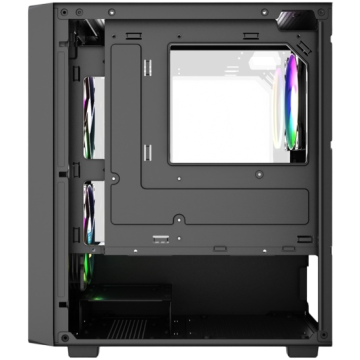 Компьютерный корпус Powercase Mistral SM04 TG ARGB Black (CMMSM04B-A3)