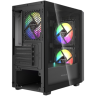 Компьютерный корпус Powercase Mistral SM04 TG ARGB Black (CMMSM04B-A3)