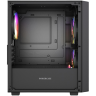 Компьютерный корпус Powercase Mistral SM04 TG ARGB Black (CMMSM04B-A3)