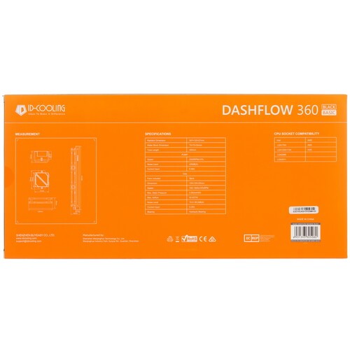 Система жидкостного охлаждения для процессора ID-COOLING DASHFLOW 360 BASIC BLACK