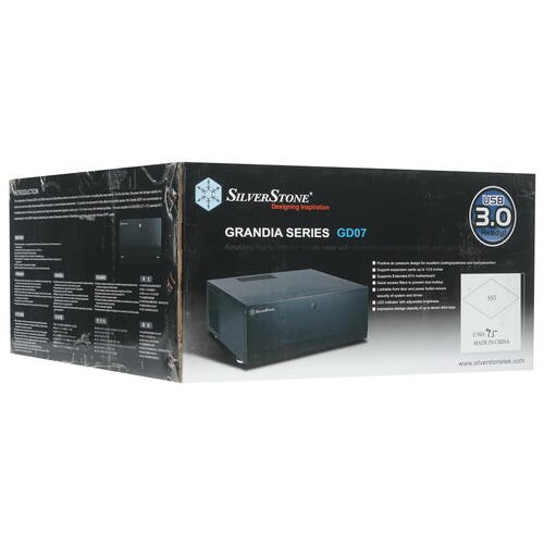 Компьютерный корпус SilverStone GRANDIA HTPC PERFOMANCE Black SST-GD07B