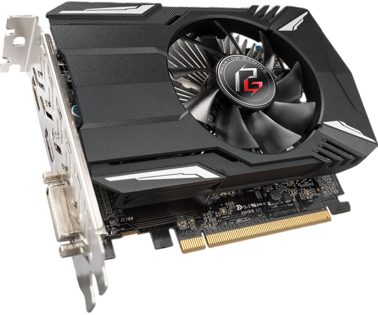 Видеокарта AsRock (PG RADEON 550 2G) Radeon RX 550 2GB Phantom Gaming