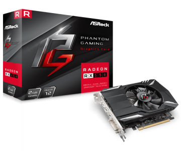 Видеокарта AsRock (PG RADEON 550 2G) Radeon RX 550 2GB Phantom Gaming