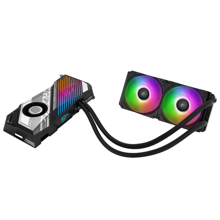 Видеокарта ASUS (ROG-STRIX-LC-RTX4090-O24G-GAMING) GeForce RTX 4090 24GB ROG STRIX LC 90YV0IY0-M0NA00