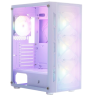 Компьютерный корпус 1STPLAYER FIREBASE XP LED White (XP-WH-4F1-W)