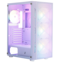 Компьютерный корпус 1STPLAYER FIREBASE XP LED White (XP-WH-4F1-W)