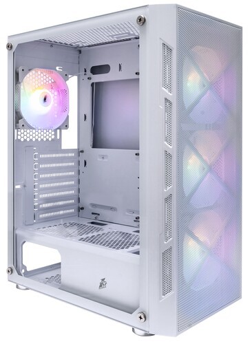 Компьютерный корпус 1STPLAYER FIREBASE XP LED White (XP-WH-4F1-W)