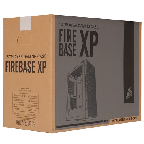 Компьютерный корпус 1STPLAYER FIREBASE XP LED White (XP-WH-4F1-W)