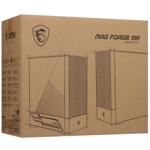 Компьютерный корпус MSI MAG FORGE 111R ARGB TG Window Brown (306-7G16X21-809)