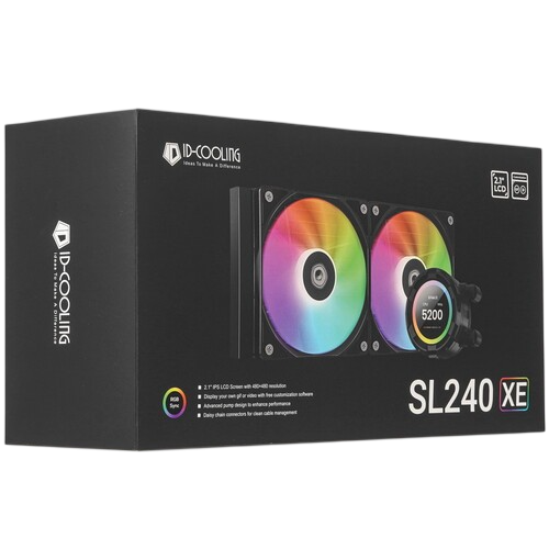 Система жидкостного охлаждения для процессора ID-COOLING SL240 XE ARGB Black