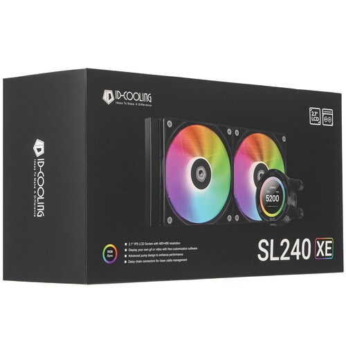 Система жидкостного охлаждения для процессора ID-COOLING SL240 XE ARGB Black