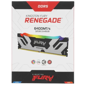 Оперативная память 32 Gb 6400 MHz Kingston FURY Renegade RGB (KF564C32RSAK2-32)