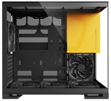 Компьютерный корпус Geometric Future Model 5 ARGB Black Yellow with fans (1AM5WKBY01100)