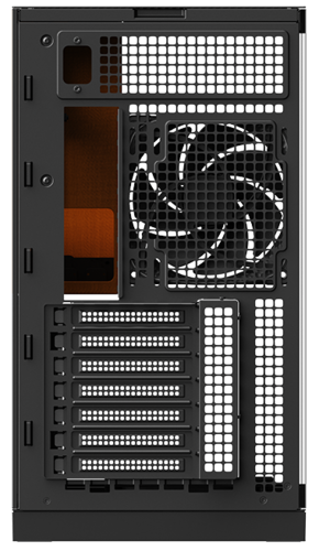 Компьютерный корпус Geometric Future Model 5 ARGB Black Yellow with fans (1AM5WKBY01100)