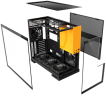 Компьютерный корпус Geometric Future Model 5 ARGB Black Yellow with fans (1AM5WKBY01100)