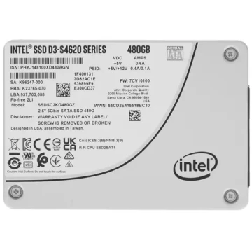 Твердотельный накопитель Intel 480 Gb D3 Series (SSDSC2KG480GZ01)