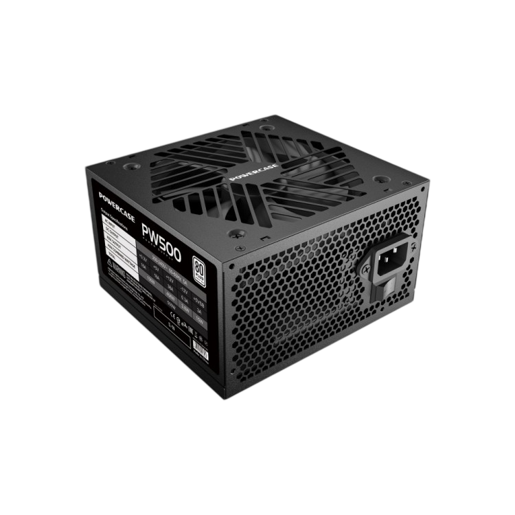 Блок питания Powercase 500W PW500 Black (PS-500W-DC)