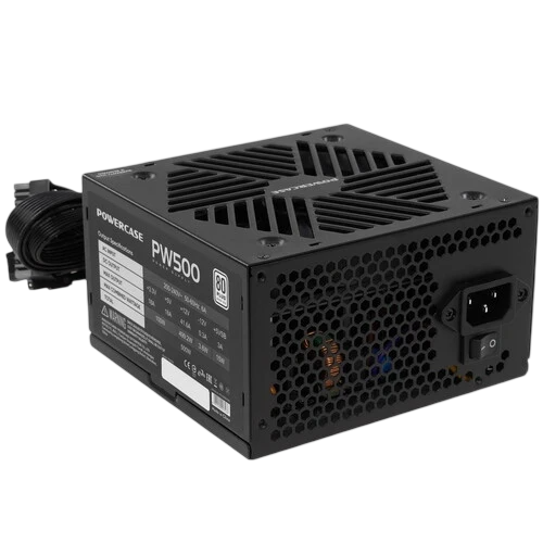 Блок питания Powercase 500W PW500 Black (PS-500W-DC)