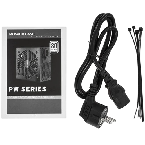 Блок питания Powercase 500W PW500 Black (PS-500W-DC)