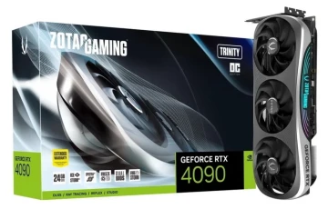 Видеокарта ZOTAC (ZT-D40900J-10P) GeForce RTX 4090 24GB TRINITY OC