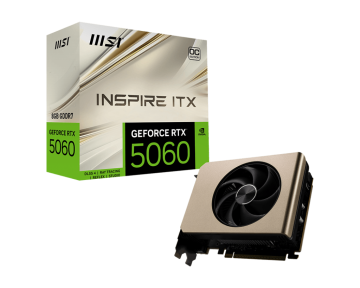 Видеокарта MSI (G5060-8IIC) GeForce RTX 5060 8G INSPIRE ITX OC