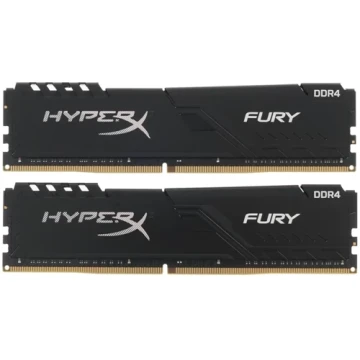 Оперативная память 32 Gb 3200 MHz Kingston HYPERX FURY Black (HX432C16FB3K2/32)