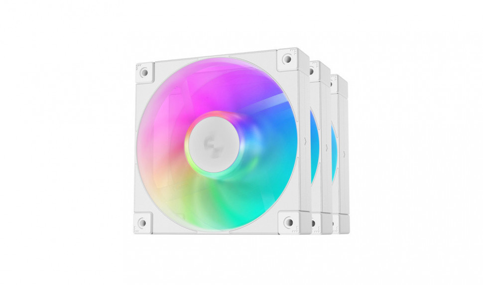 Комплект вентиляторов для корпуса Deepcool FD12 ARGB WH-3 IN 1 ARGB White BOX