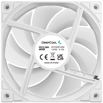 Комплект вентиляторов для корпуса Deepcool FD12 ARGB WH-3 IN 1 ARGB White BOX
