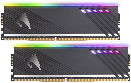 Оперативная память 16 Gb 3600 MHz GIGABYTE AORUS RGB Silver (GP-AR36C18S8K2HU416R)