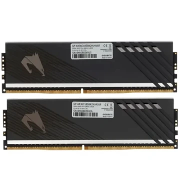 Оперативная память 16 Gb 3600 MHz GIGABYTE AORUS RGB Silver (GP-AR36C18S8K2HU416R)