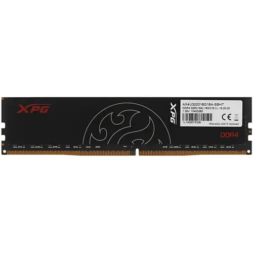 Оперативная память 16 Gb 3200 MHz ADATA XPG HUNTER Black (AX4U320016G16A-SBHT)