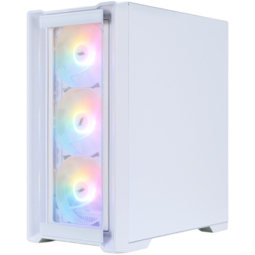 Компьютерный корпус 1STPLAYER TRILOBITE T4-G GLASS FRGB White (T4-G-WH-4F1-W)