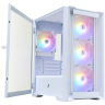 Компьютерный корпус 1STPLAYER TRILOBITE T4-G GLASS FRGB White (T4-G-WH-4F1-W)