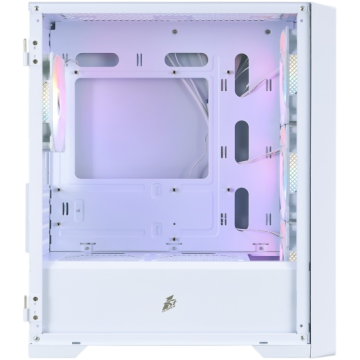 Компьютерный корпус 1STPLAYER TRILOBITE T4-G GLASS FRGB White (T4-G-WH-4F1-W)