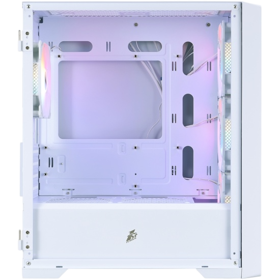 Компьютерный корпус 1STPLAYER TRILOBITE T4-G GLASS FRGB White (T4-G-WH-4F1-W)