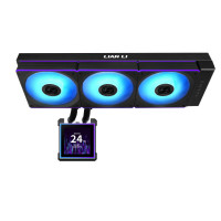 Система жидкостного охлаждения для процессора Lian Li HydroShift II LCD-S 360CL LCD ARGB Black (GHS2LCDS36CB) (G89.GHS2LCDS36CB.R0)
