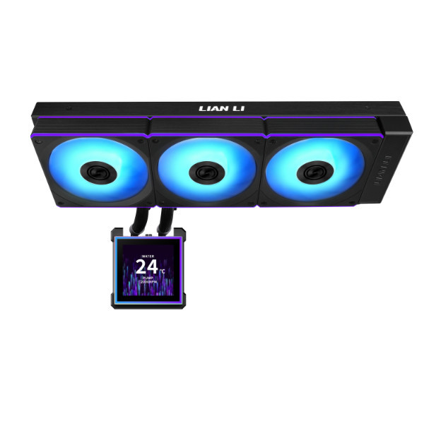 Система жидкостного охлаждения для процессора Lian Li HydroShift II LCD-S 360CL LCD ARGB Black (GHS2LCDS36CB) (G89.GHS2LCDS36CB.R0)