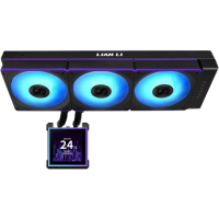 Система жидкостного охлаждения для процессора Lian Li HydroShift II LCD-S 360CL LCD ARGB Black (GHS2LCDS36CB) (G89.GHS2LCDS36CB.R0)