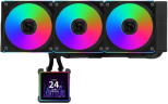 Система жидкостного охлаждения для процессора Lian Li HydroShift II LCD-S 360CL LCD ARGB Black (GHS2LCDS36CB) (G89.GHS2LCDS36CB.R0)